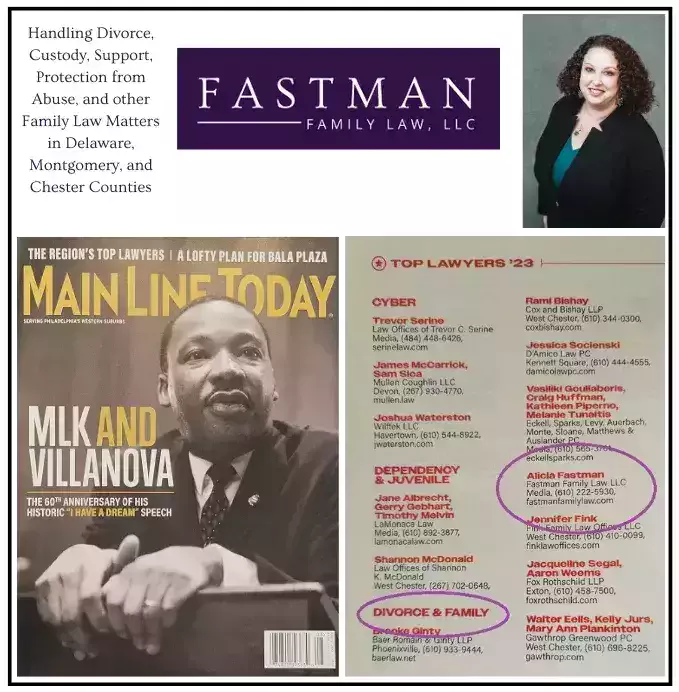 Top Lawyer for 2023 by Main Line Today Magazine